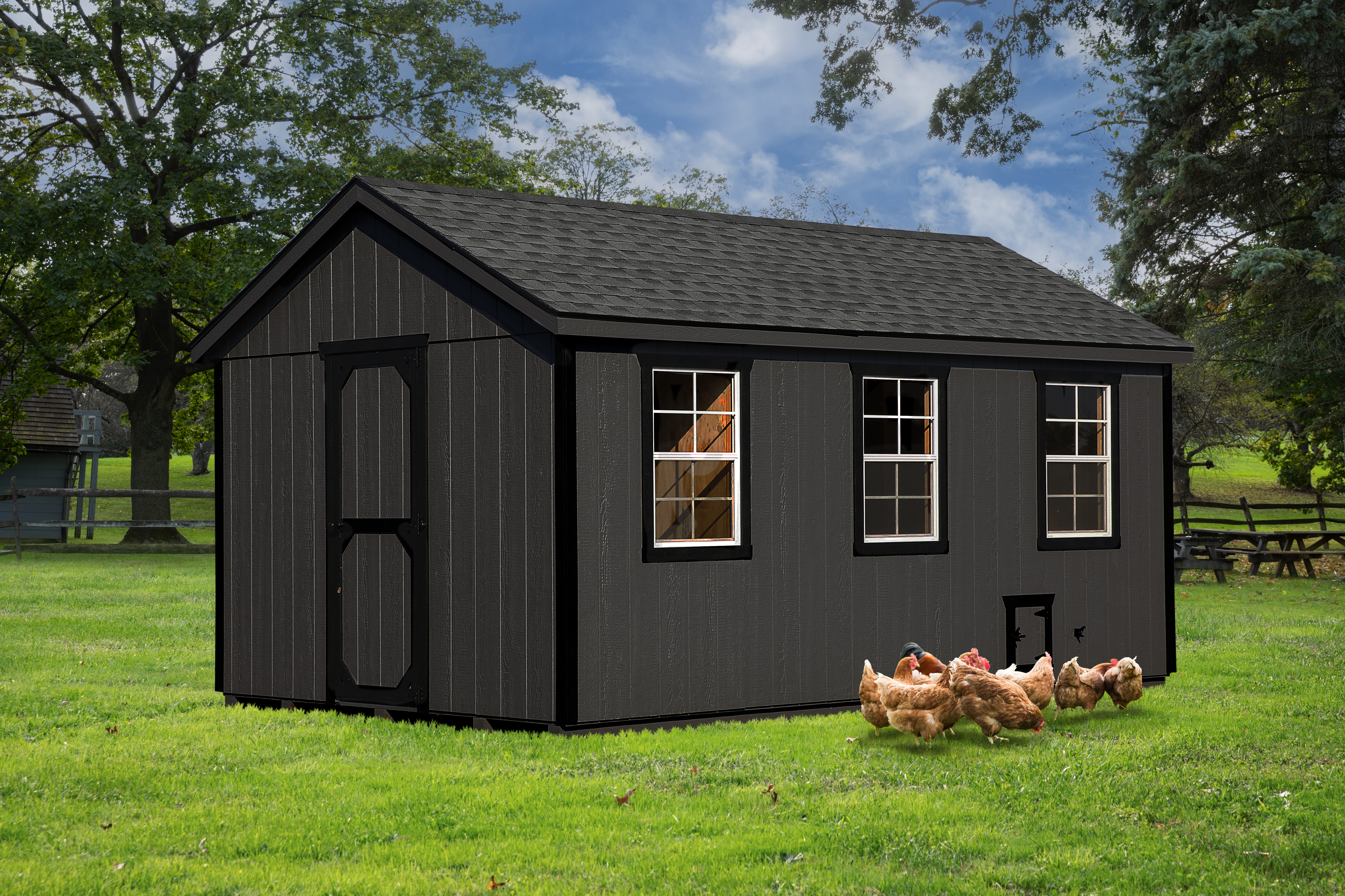 A-Frame chicken coop