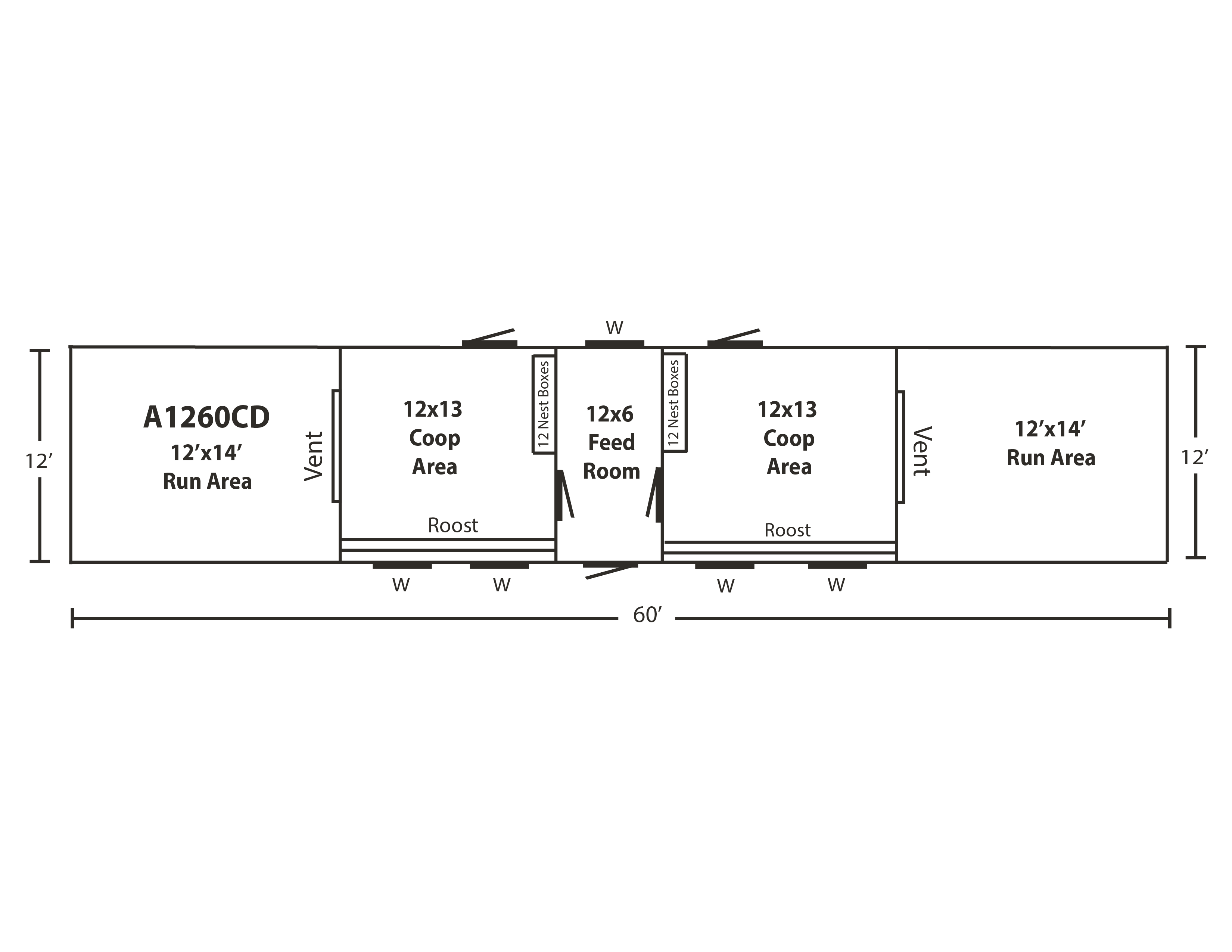 Combination chicken coop